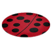 Planche À Découper Lady Bug Red et Black Design (Coin)