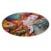 PLANCHE À DÉCOUPER LADY ROMANTIQUE AVEC PÂTE EN PEACOCK (Coin)