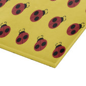 Planche À Découper Ladybug 60s rétro cool rouge jaune (Coin)