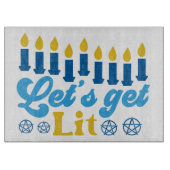 Planche À Découper Laissons-nous ! Panneau de découpe en verre (Devant)