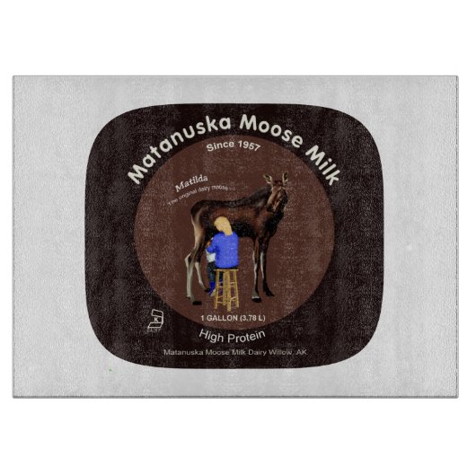 Planche À Découper Lait d'orignal Matanuska (Devant)