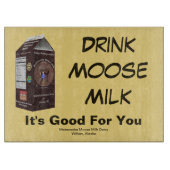 Planche À Découper Lait d'orignal Matanuska (Devant)