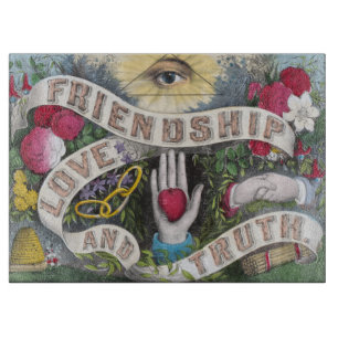 Planche À Découper L'amitié et la force