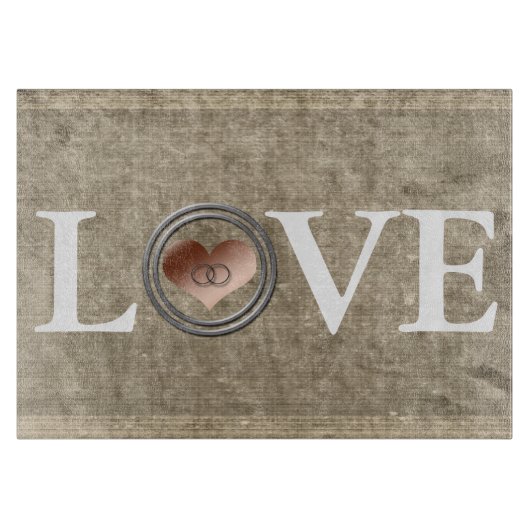 Planche À Découper L'amour-avec cette bague par Shirley Taylor (Devant)