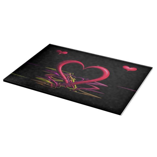 Planche À Découper L'amour dans l'obscurité (Coin)