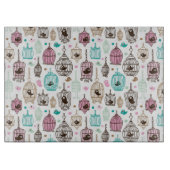 Planche À Découper l'amour de cage à oiseaux badine le motif (Devant)