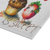 Planche À Découper L'amour est doux et amusant (Coin)