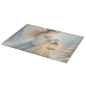 Planche À Découper Lanterne d'ange céleste d'hiver de réconfort (Coin)