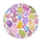 Planche À Découper lapin avec oeufs de pâques (Devant)