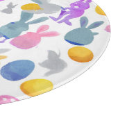 Planche À Découper lapin avec oeufs de pâques (Coin)