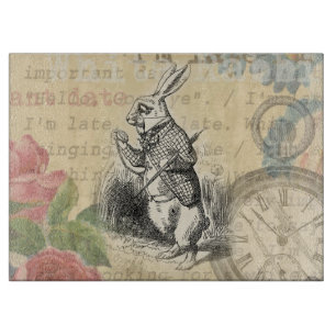 Planche À Découper Lapin Blanc Aventures d'Alice au Pays des Merveill