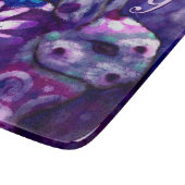 Planche À Découper Lapin de Floral Fantaisiste Personnalisé (Coin)