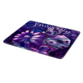 Planche À Découper Lapin de Floral Fantaisiste Personnalisé (Coin)