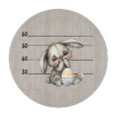 Planche À Découper Lapin de Pâques dans une parade de police (Devant)