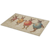 Planche À Découper Lapin de Pâques Œufs Dansants (Coin)