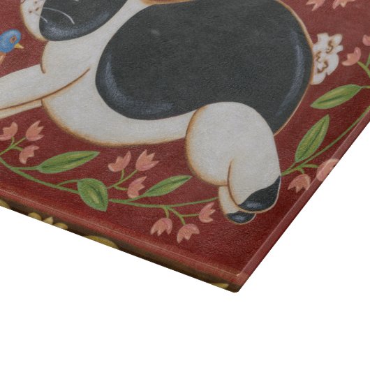 Planche À Découper Lapin Folk (Coin)