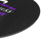 Planche À Découper L'argent peut acheter des chevaux violet personnal (Coin)