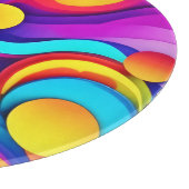 Planche À Découper L'art Abstrait des vagues (Coin)