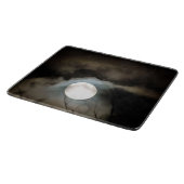 Planche À Découper L'art céleste de la lune d'hiver (Coin)