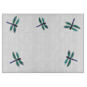 Planche À Découper L'art des libellules turquoises (Devant)