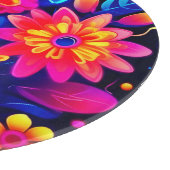 Planche À Découper L'art floral du néon (Coin)