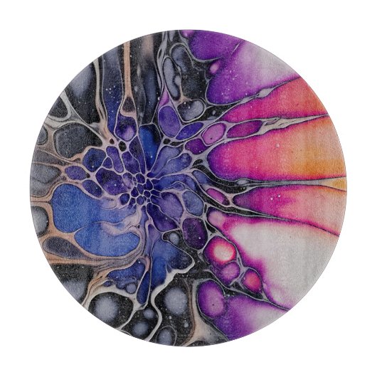 Planche À Découper L'art indie violet, éthérée et dynamique (Devant)