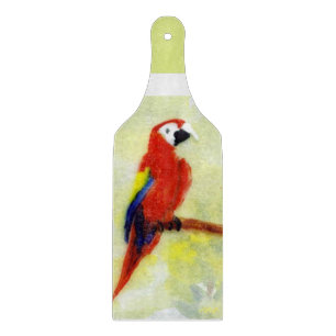 Planche À Découper L'art ornithologique coloré des perroquets