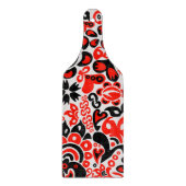 Planche À Découper L'art populaire ukrainien motif floral abstact (Devant)