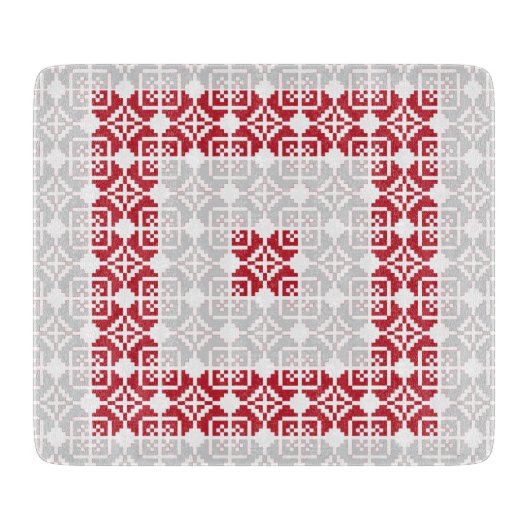 Planche À Découper Latvian Morning SUN motif géométrique I (Devant)