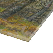 Planche À Découper L'automne d'or dans une chênaie (Coin)