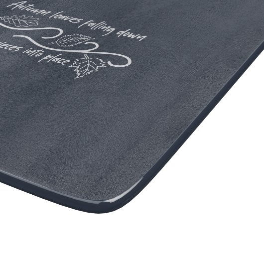 Planche À Découper L'automne laisse tomber comme des morceaux (Coin)