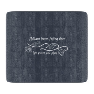 Planche À Découper L'automne laisse tomber comme des morceaux