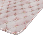 Planche À Découper Lavande Rose Doré Touffes Lancement Mariage (Coin)