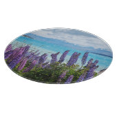 Planche À Découper lavande sur le lac (Coin)
