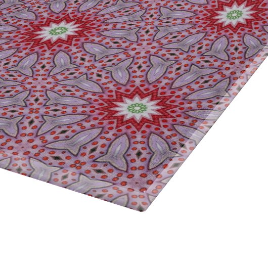 Planche À Découper Lavender Blossom Tile Pattern (Coin)