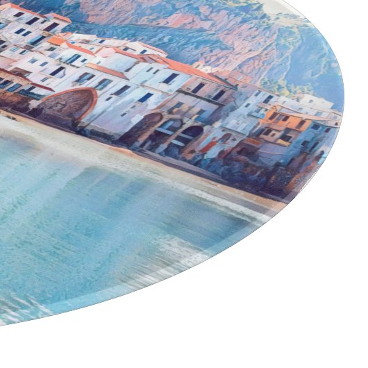 Planche À Découper ldp CEFALÙ - Sicile - plage - panorama (Coin)