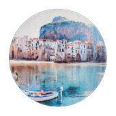 Planche À Découper ldp CEFALÙ - Sicile - plage - panorama (Devant)