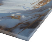 Planche À Découper Le Berger Australien Laisser Neige Noël (Coin)