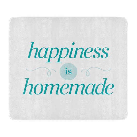 Planche À Découper Le bonheur est fait maison (Devant)