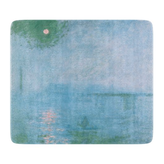 Planche À Découper Le brouillard sur la Tamise (par Claude Monet) (Devant)