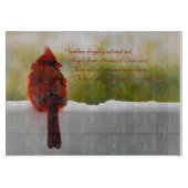 Planche À Découper Le Cardinal du ciel (Devant)