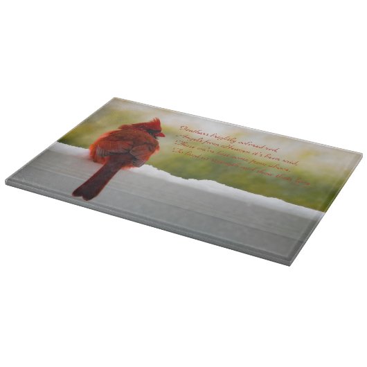 Planche À Découper Le Cardinal du ciel (Coin)