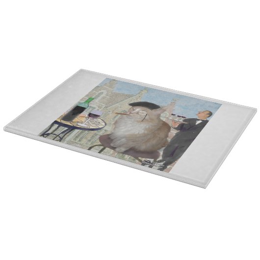 Planche À Découper Le Cat du Café (Coin)