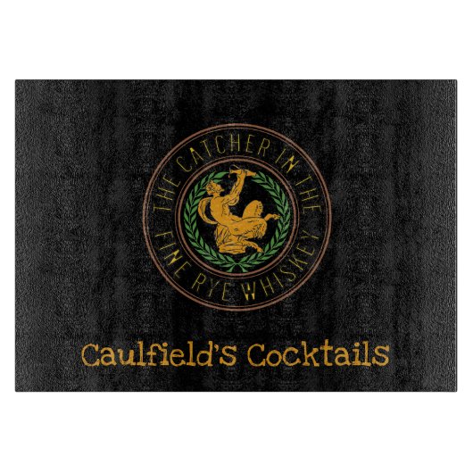 Planche À Découper Le catcher dans la fine seigle Whisky Thème littér (Devant)