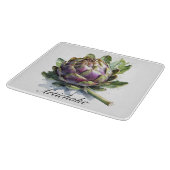 Planche À Découper Le Coeur du Jardin : Artichoke en Aquarelle (Coin)