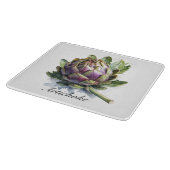 Planche À Découper Le Coeur du Jardin : Artichoke en Aquarelle (Coin)