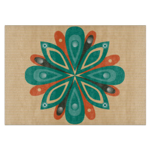 Planche À Découper Le conseil de taille du verre a éclaté le bleu