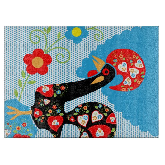 Planche À Découper Le coq portugais de Barcelos (Devant)