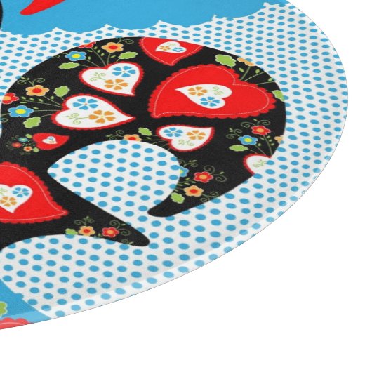 Planche À Découper Le coq portugais de Barcelos (Coin)