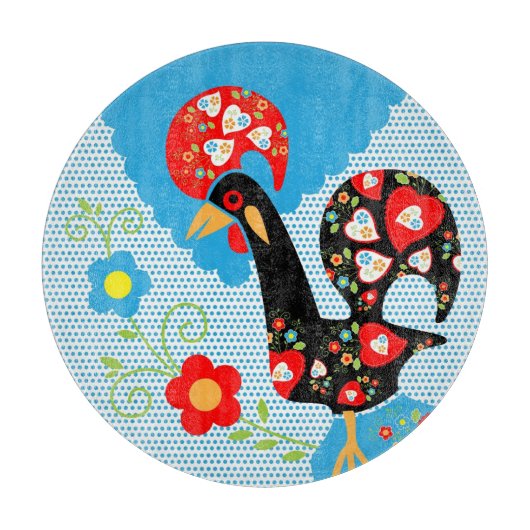 Planche À Découper Le coq portugais de Barcelos (Devant)